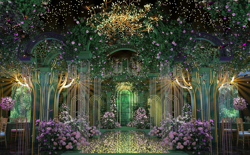 新都奇妙森林婚礼堂效果展示